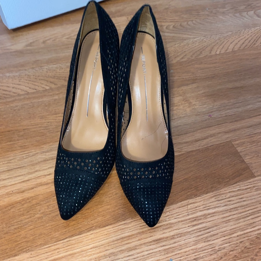Sparkly Black Heels